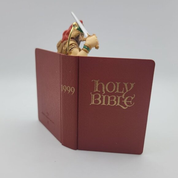 Hallmark Keepsake David Goliath Ornament Bible Story 1999 Christian Holiday Lord - Picture 6 of 7